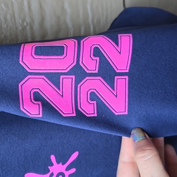 Nike therma pullover navy unruly splats hoodie Large Dri Fit Ohio 2022 - Picture 6 of 10